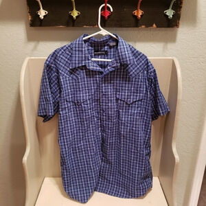 Panhandle Slim Western Plaid Pearl Snap Shirt